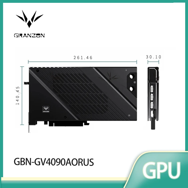 Rtx 4090 Water Block - Granzon waterkoelblok voor Gigabyte GeForce RTX