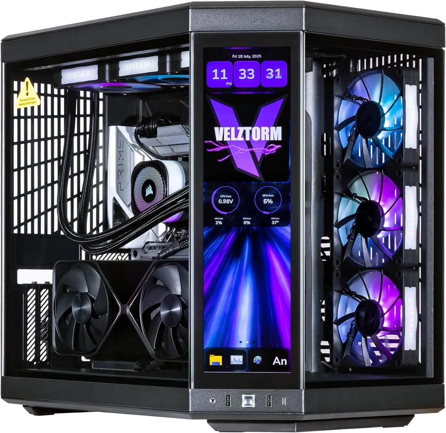 Velztorm LCD Black Praetix, op - Rtx 5080 16Gb recensie en prijs